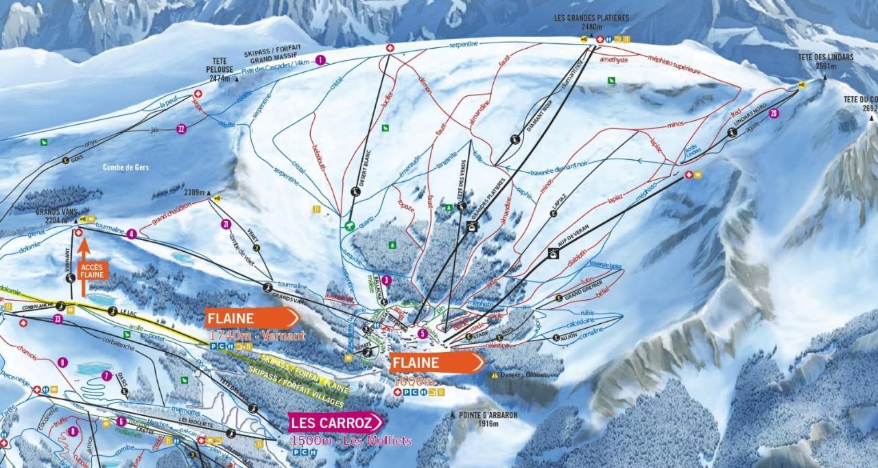 Residence Dormio Resort Les Portes Du Grand Massif - Флен Екстериор снимка