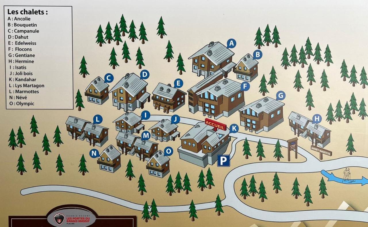 Residence Dormio Resort Les Portes Du Grand Massif - Флен Екстериор снимка